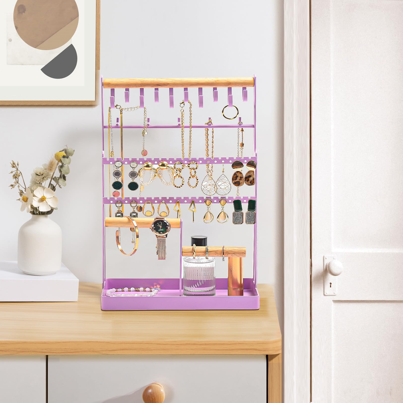 Jewelry Organizer Stand Necklace Organizer 6 Tiers