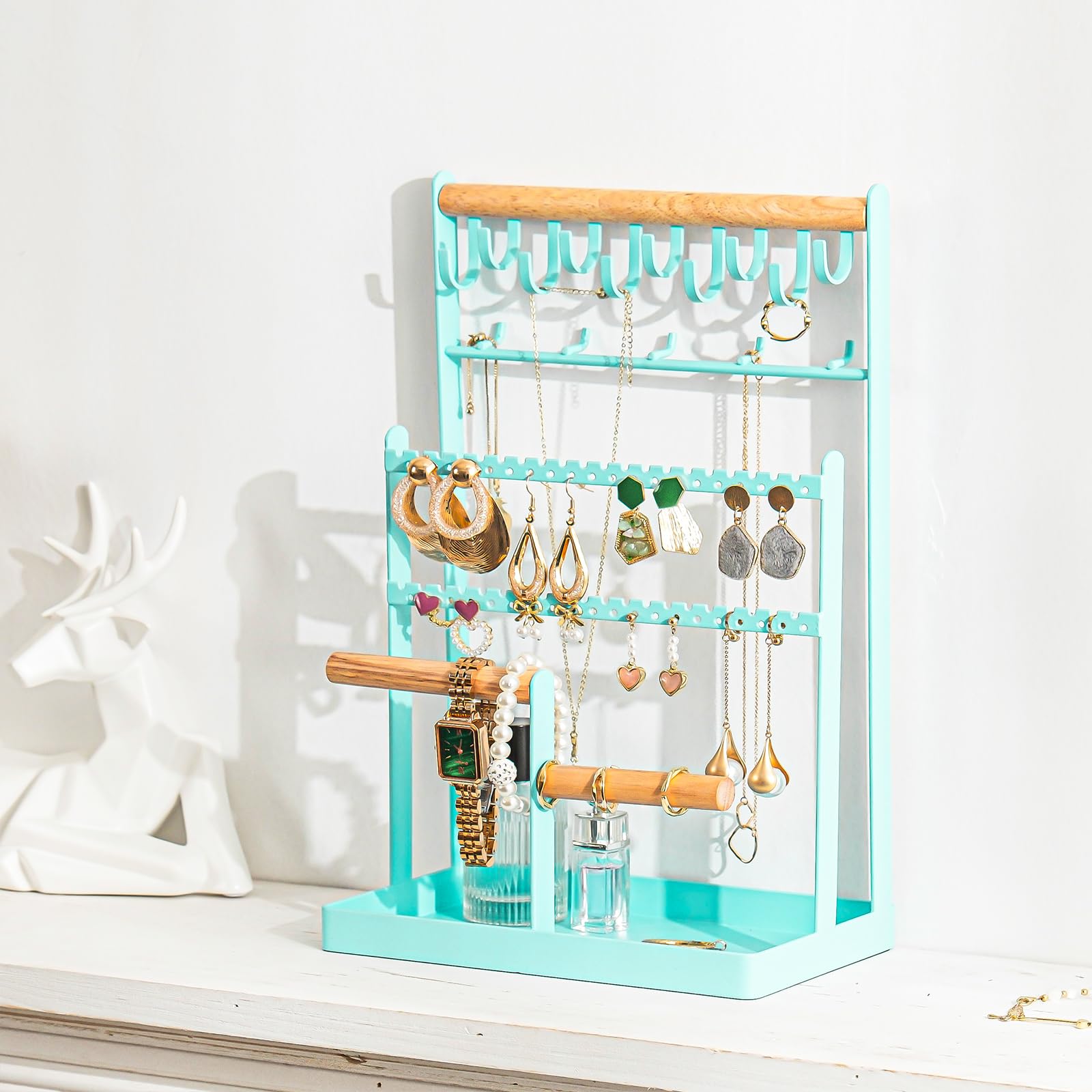 Jewelry Organizer Stand Necklace Organizer 6 Tiers