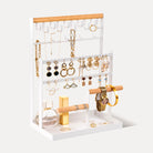 jewelry display stand white