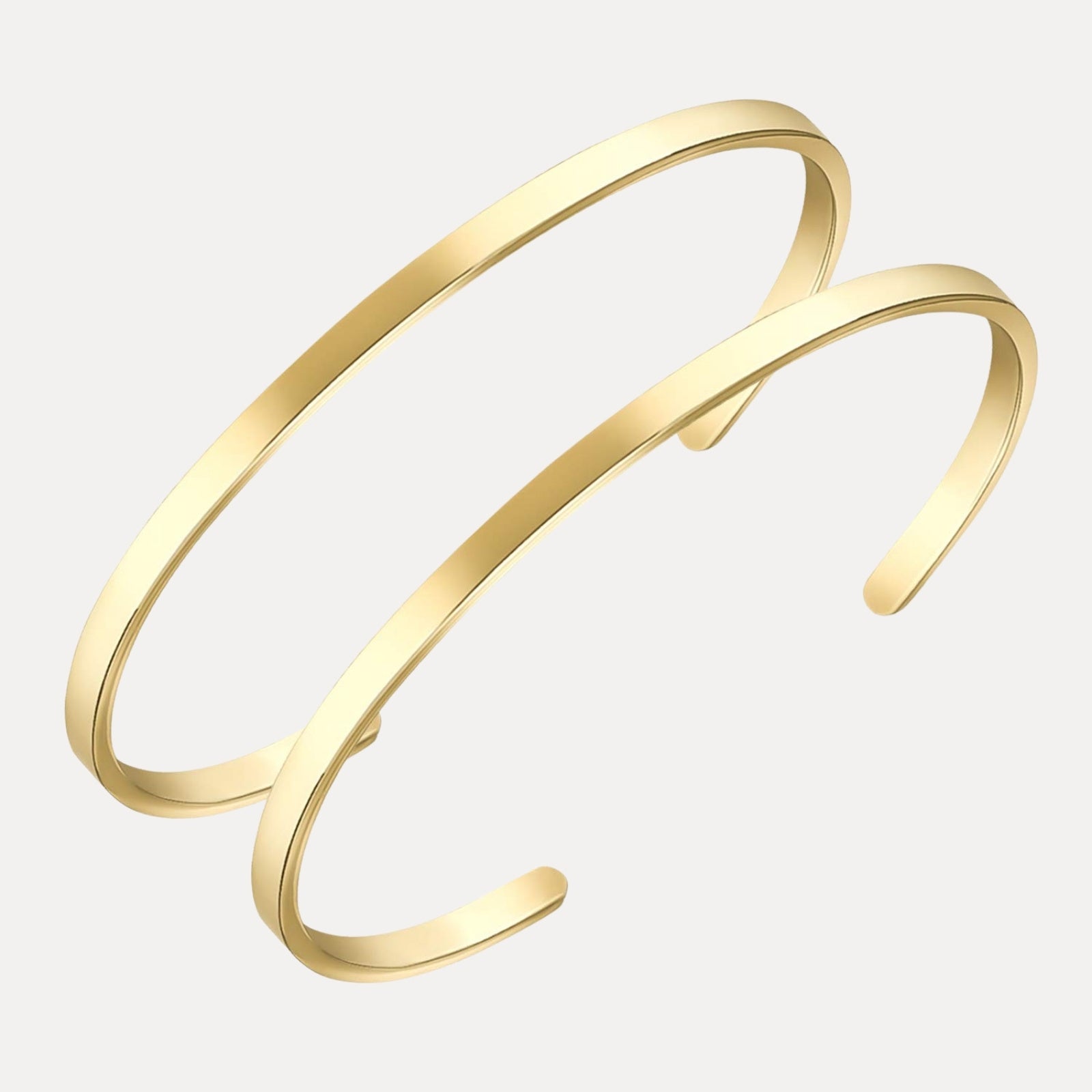 Thin Open Cuff Bracelet