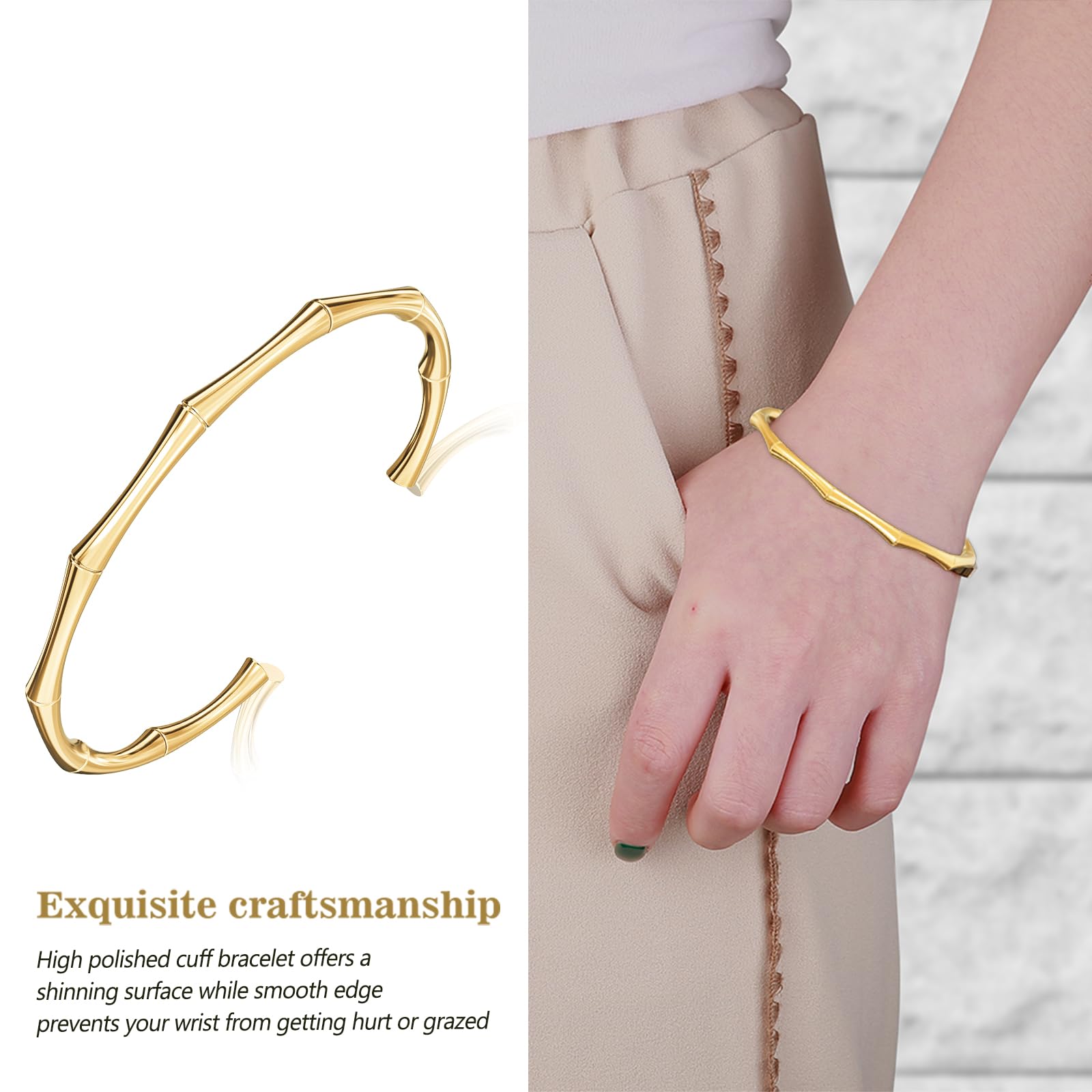 Thin Open Cuff Bracelet