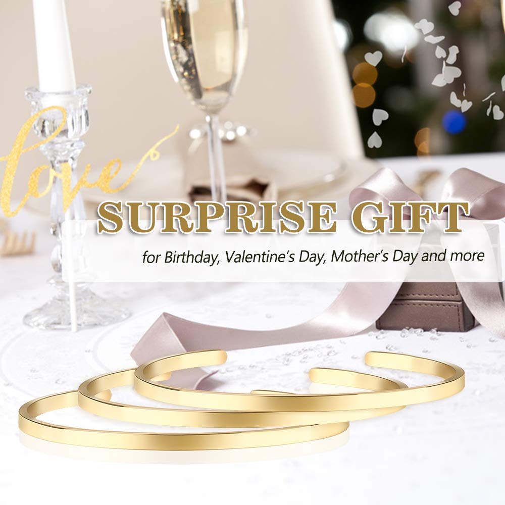 Thin Open Cuff Bracelet