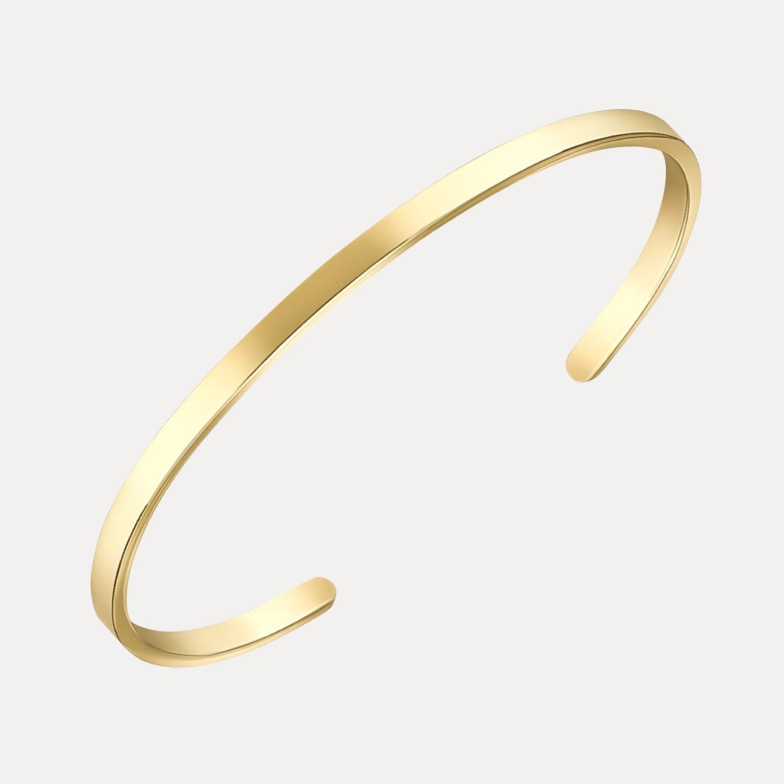 Thin Open Cuff Bracelet