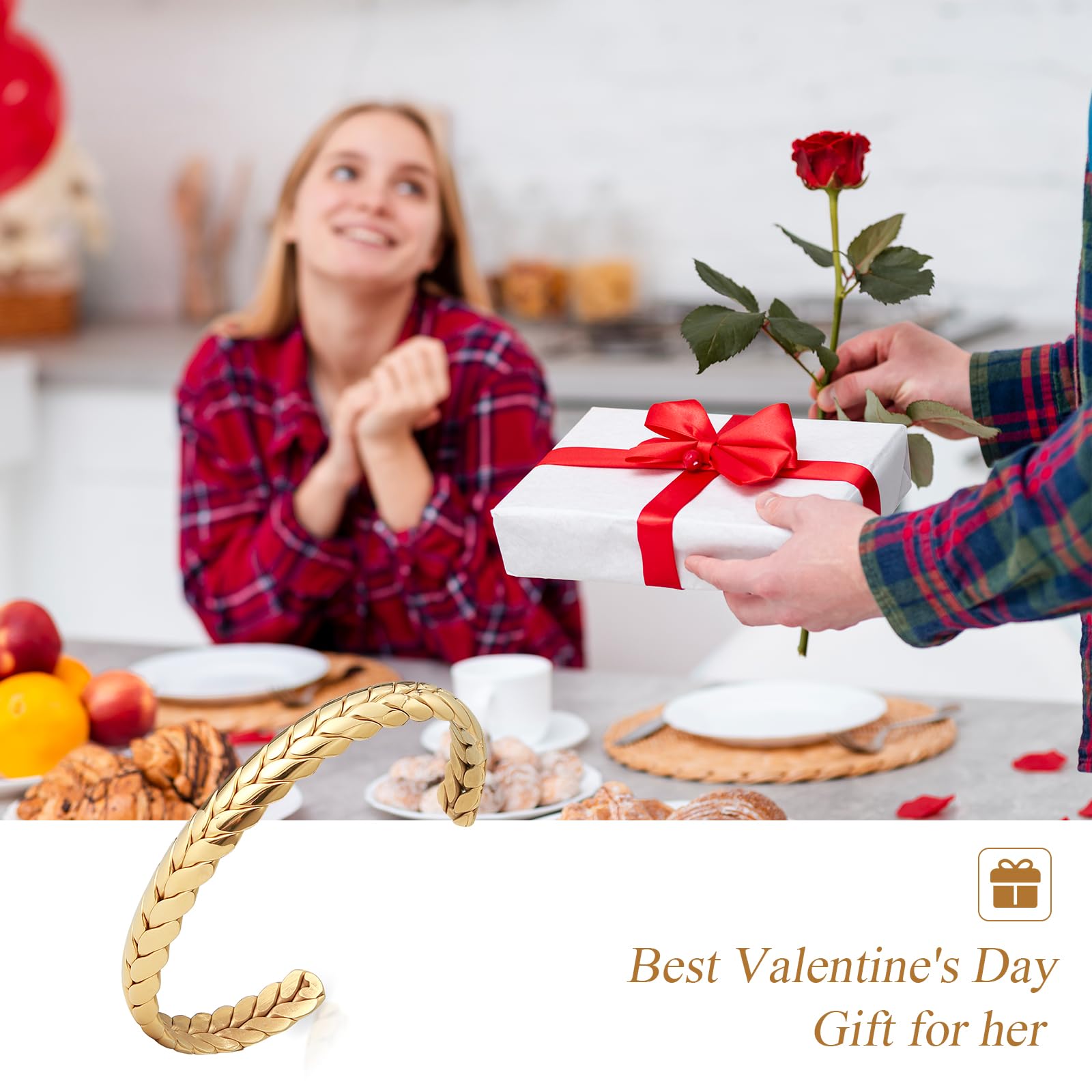 Wheat Style Weave Braided Twisted Bracelets