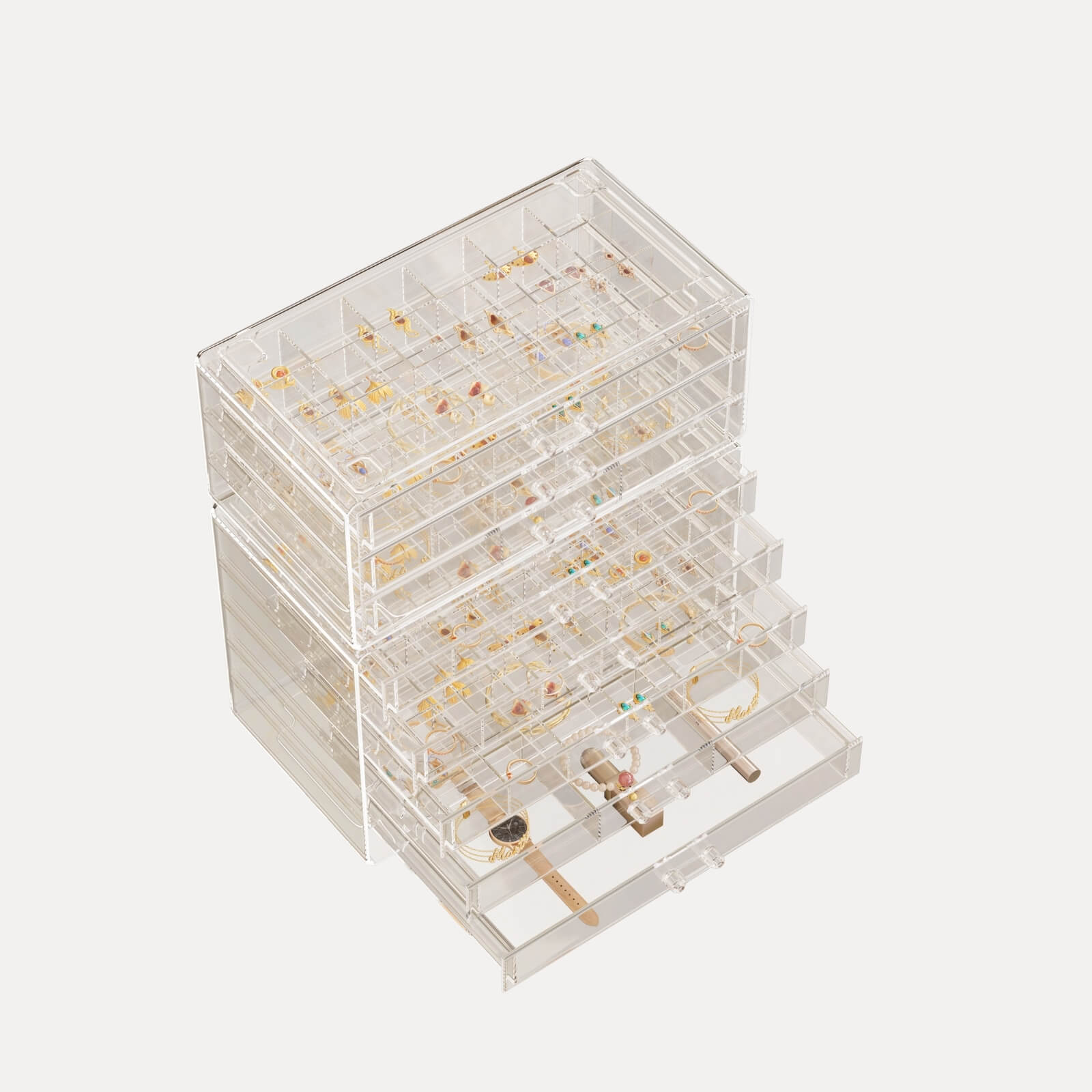 Large Acylic Jewelry Storage Box Clear