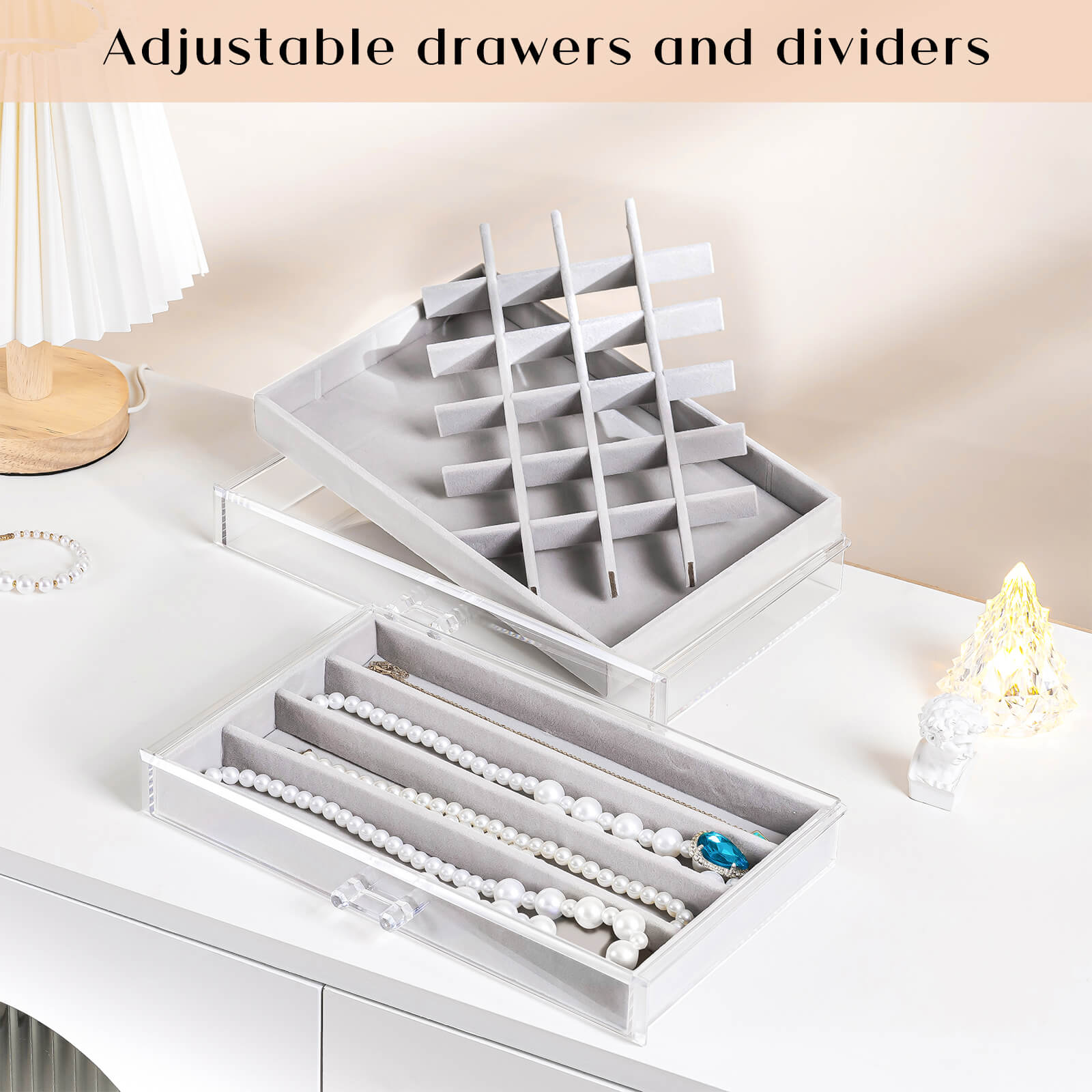 acrylic jewelry organizer