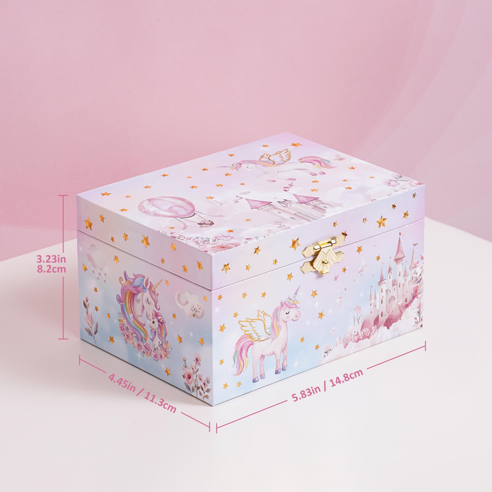 Musical Jewelry Box with Unicorn for Girls