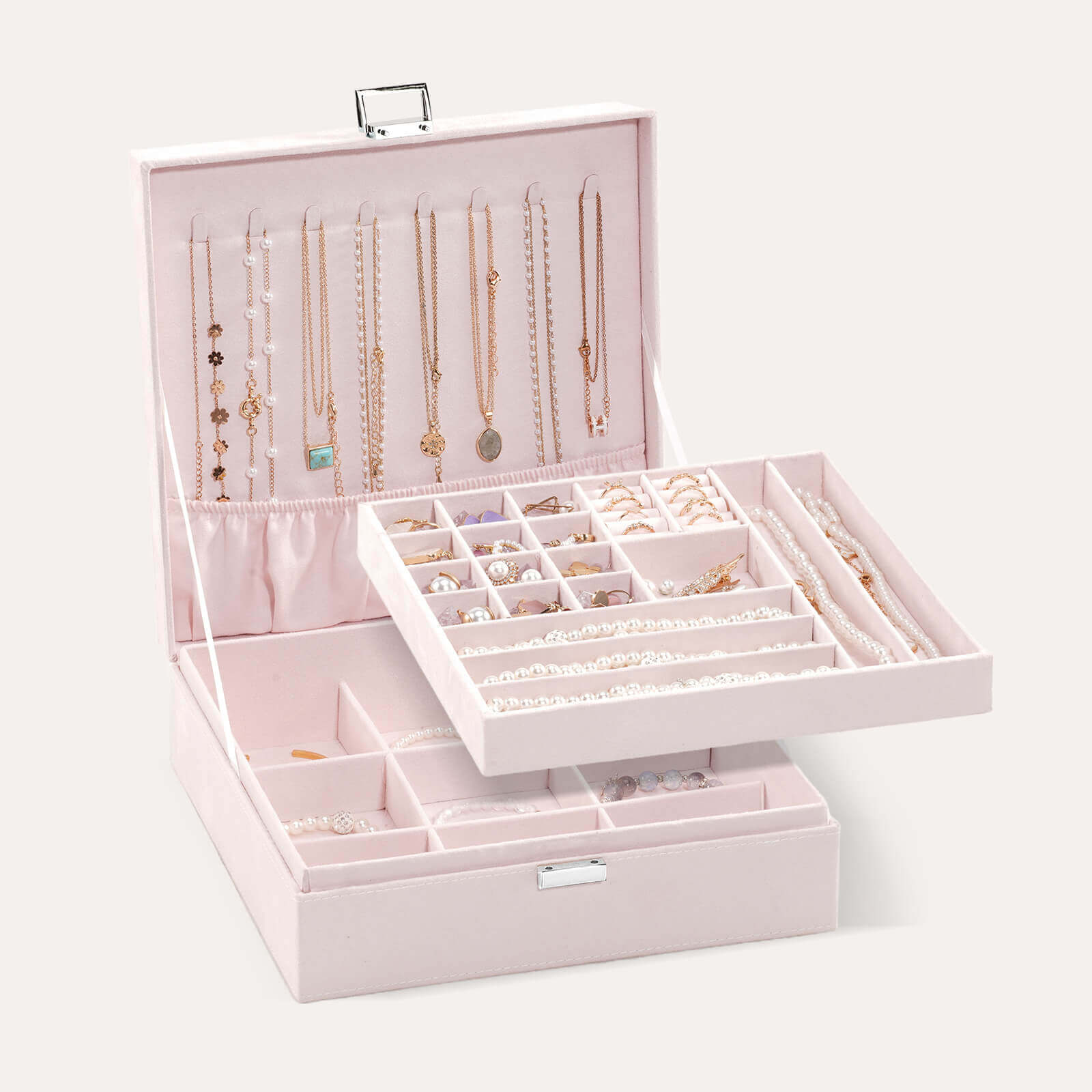 velvet jewelry box storage