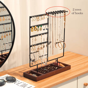 wooden jewelry display stands 