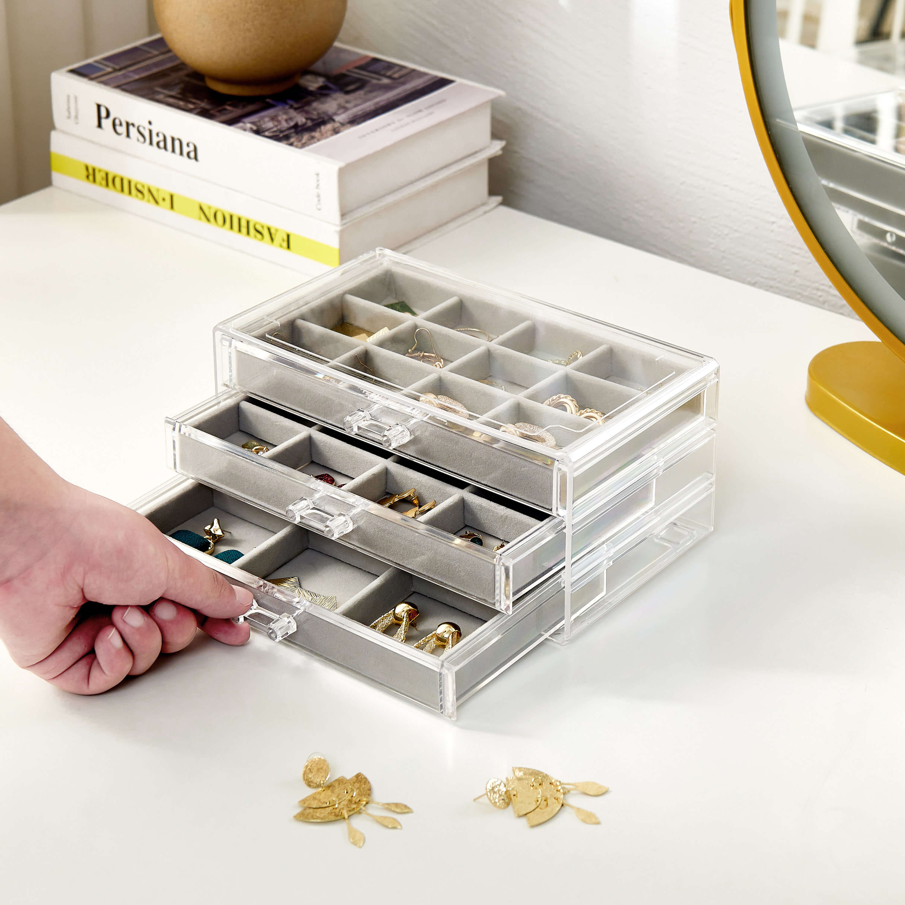 Acrylic Jewelry Organizer