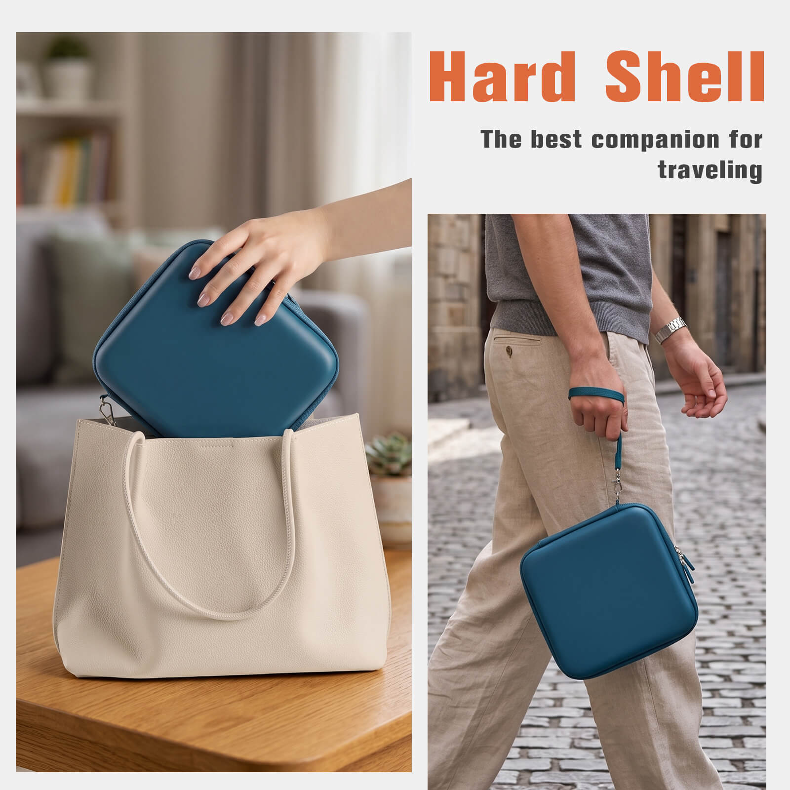 Portable Hard Shell Travel Sunglasses Organizer