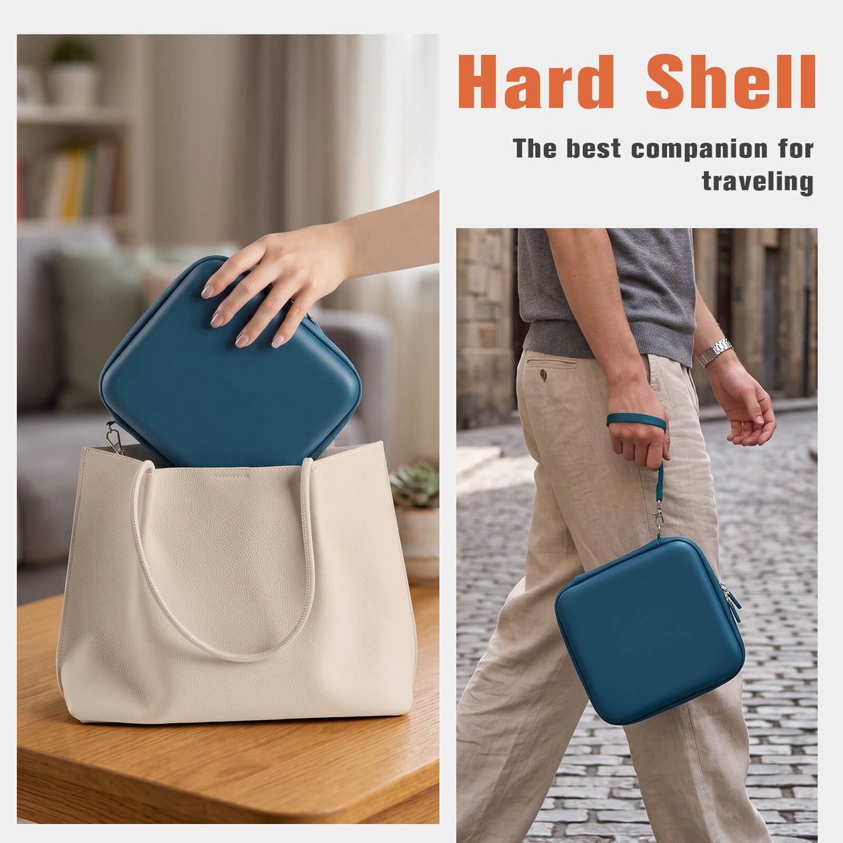 Portable Hard Shell Travel Sunglasses Organizer
