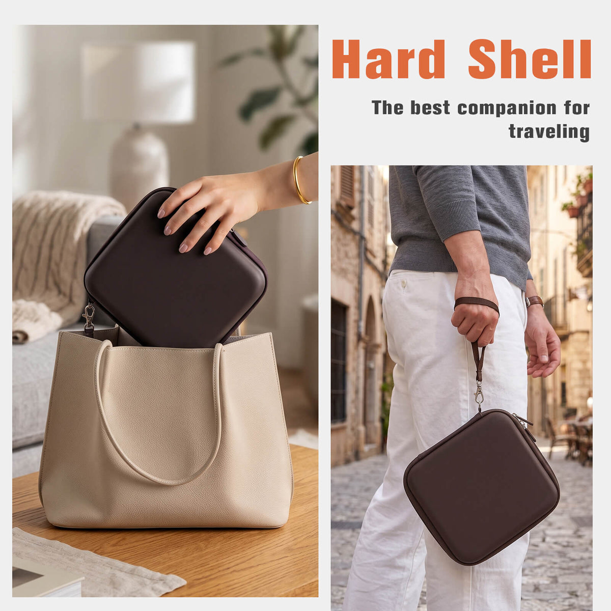 Portable Hard Shell Travel Sunglasses Organizer
