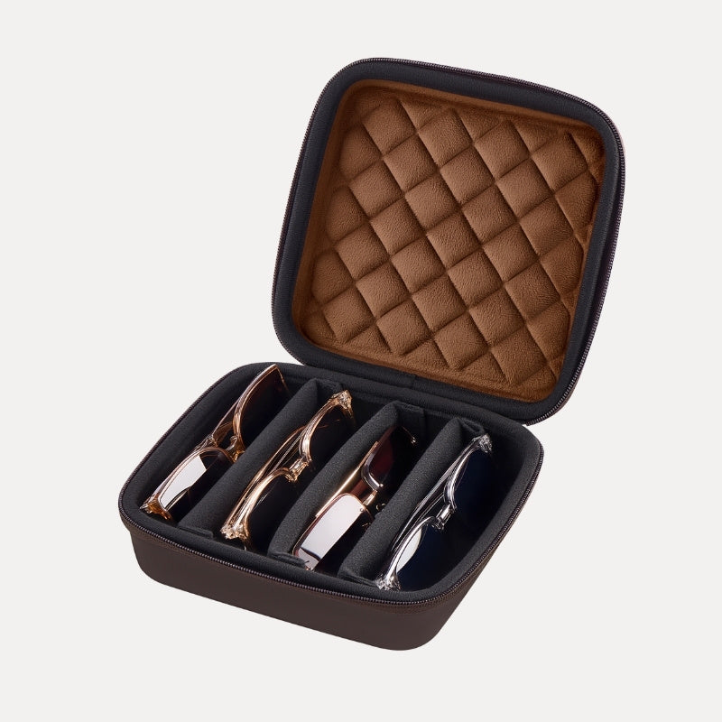 Portable Hard Shell Travel Sunglasses Organizer