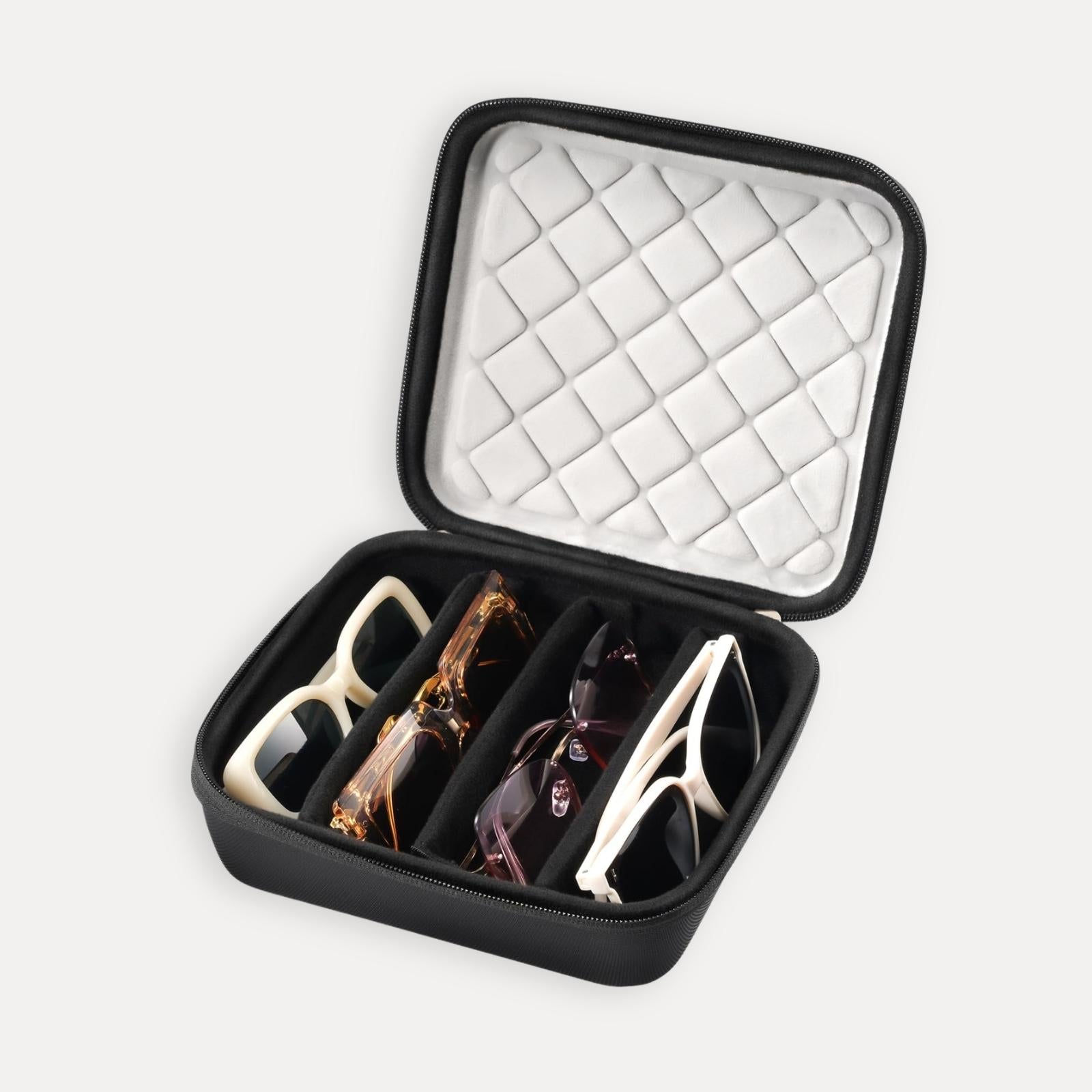 Portable Hard Shell Travel Sunglasses Organizer