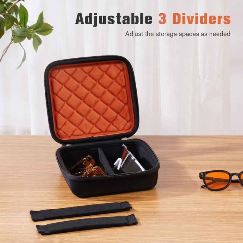 Portable Hard Shell Travel Sunglasses Organizer