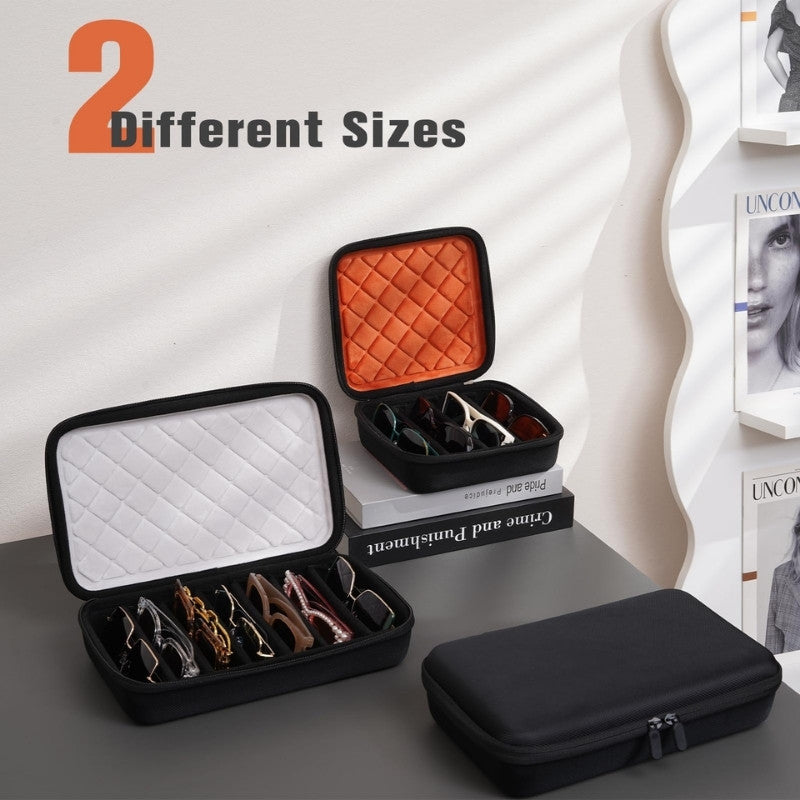 Portable Hard Shell Travel Sunglasses Organizer