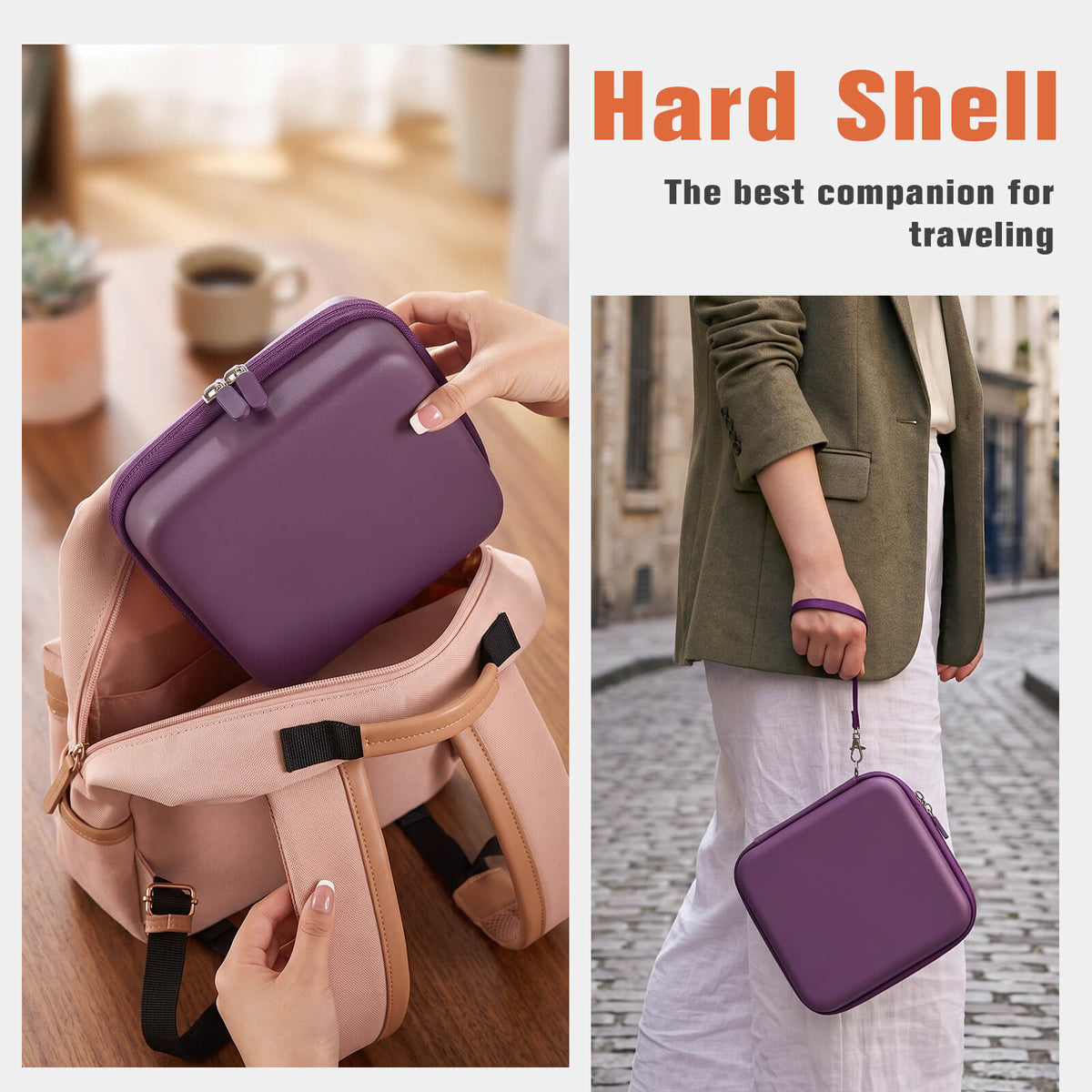 Portable Hard Shell Travel Sunglasses Organizer