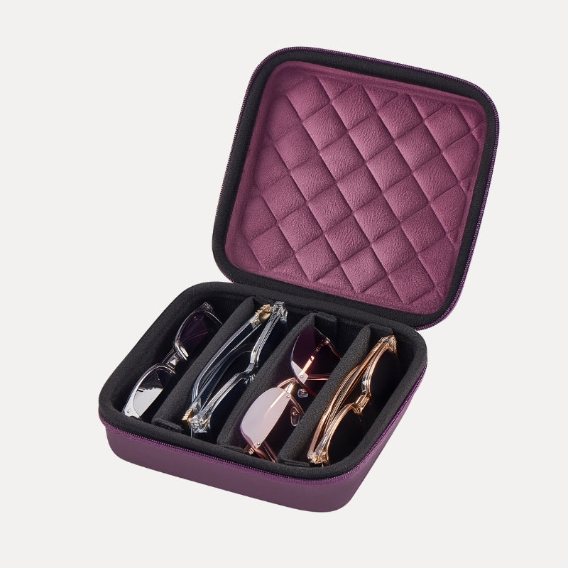 Portable Hard Shell Travel Sunglasses Organizer