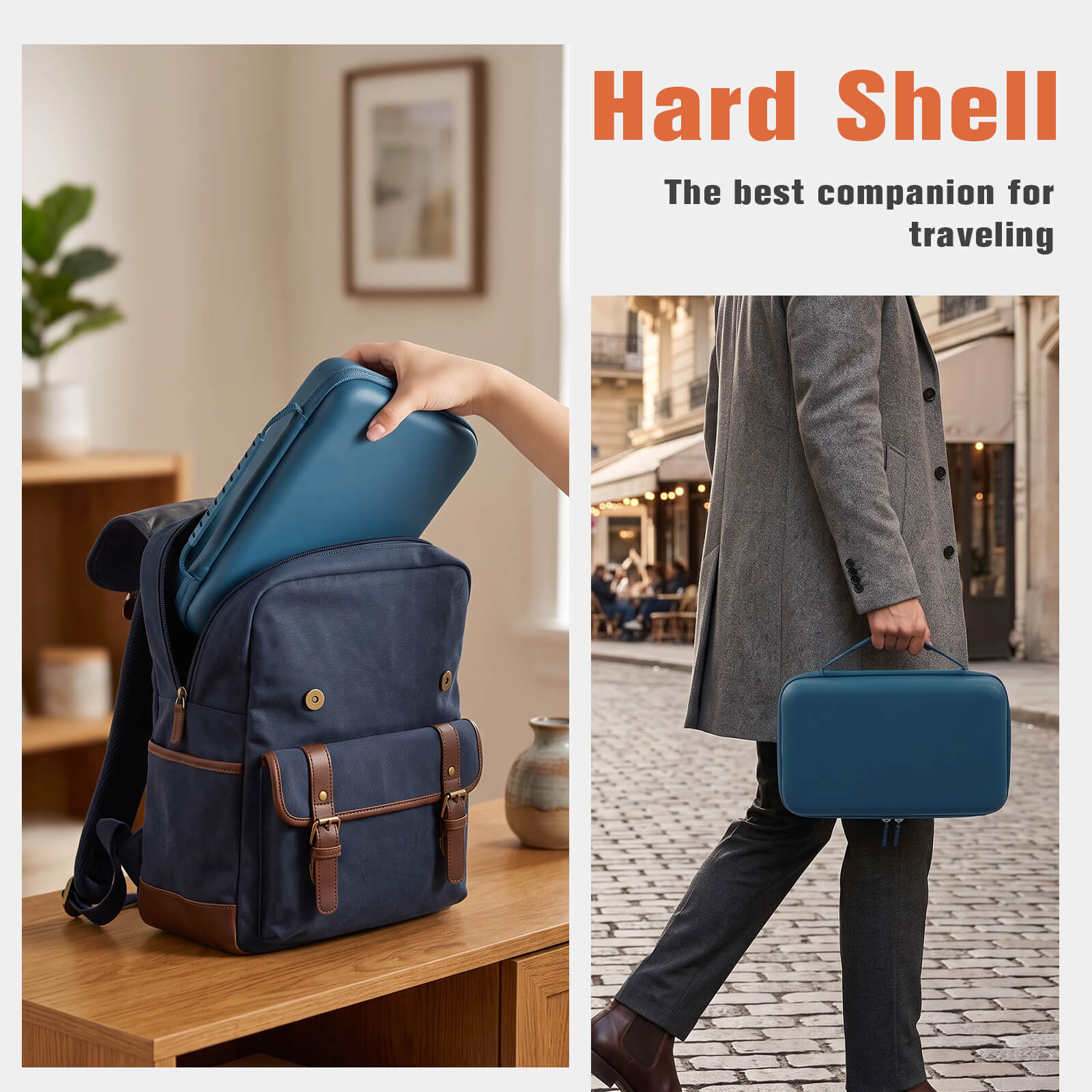Portable Hard Shell Travel Sunglasses Organizer