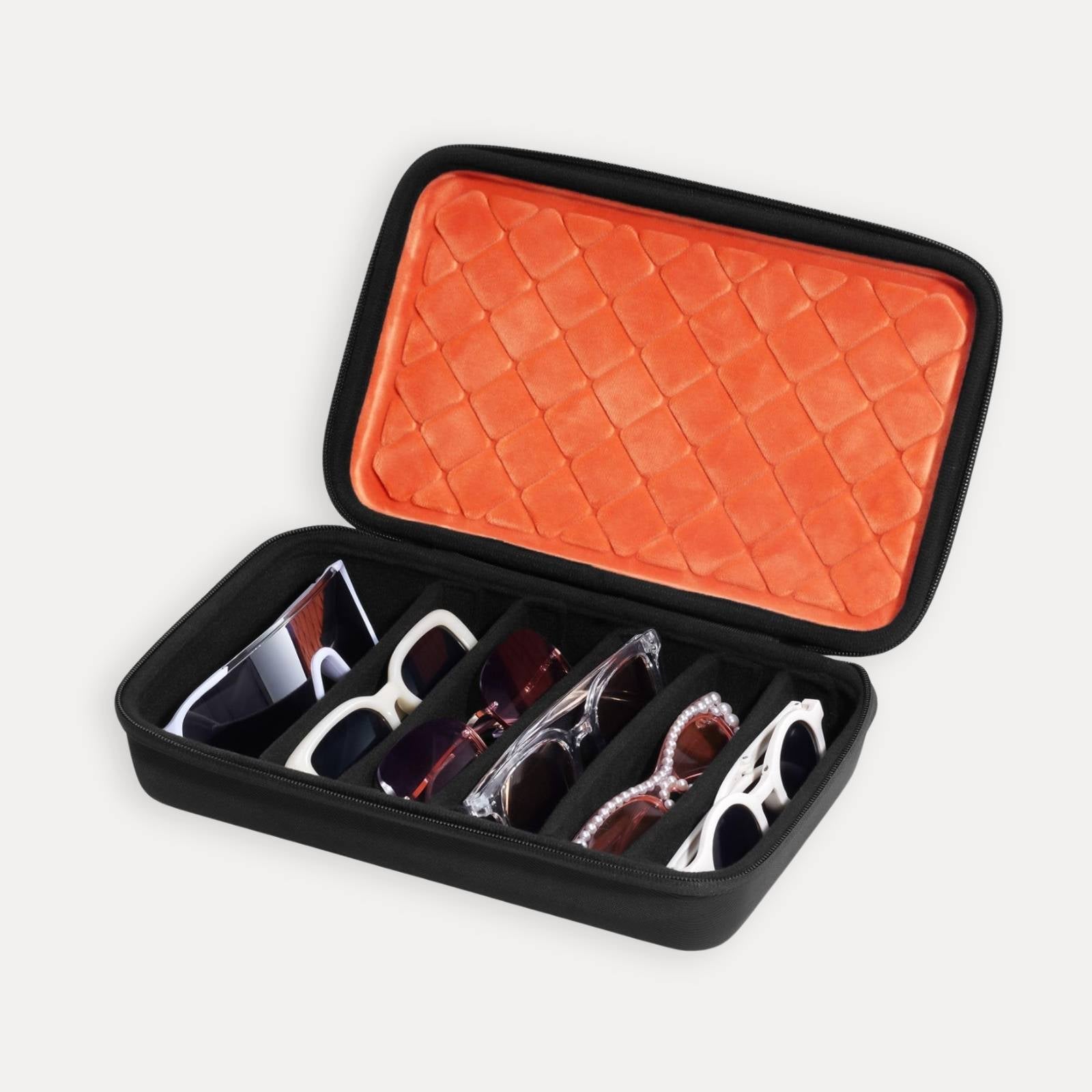 Portable Hard Shell Travel Sunglasses Organizer