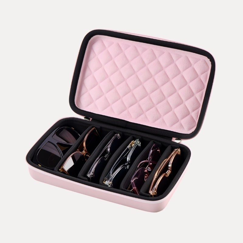 Portable Hard Shell Travel Sunglasses Organizer