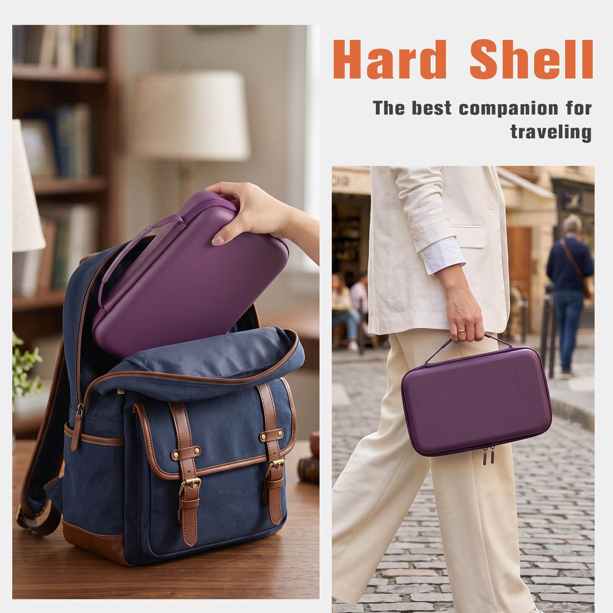 Portable Hard Shell Travel Sunglasses Organizer