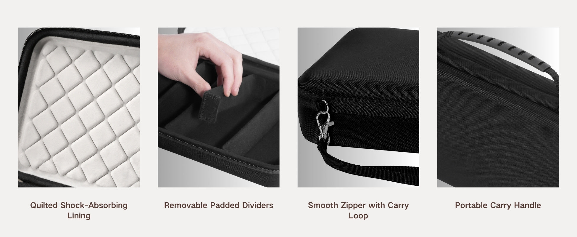 Portable Hard Shell Travel Sunglasses Organizer