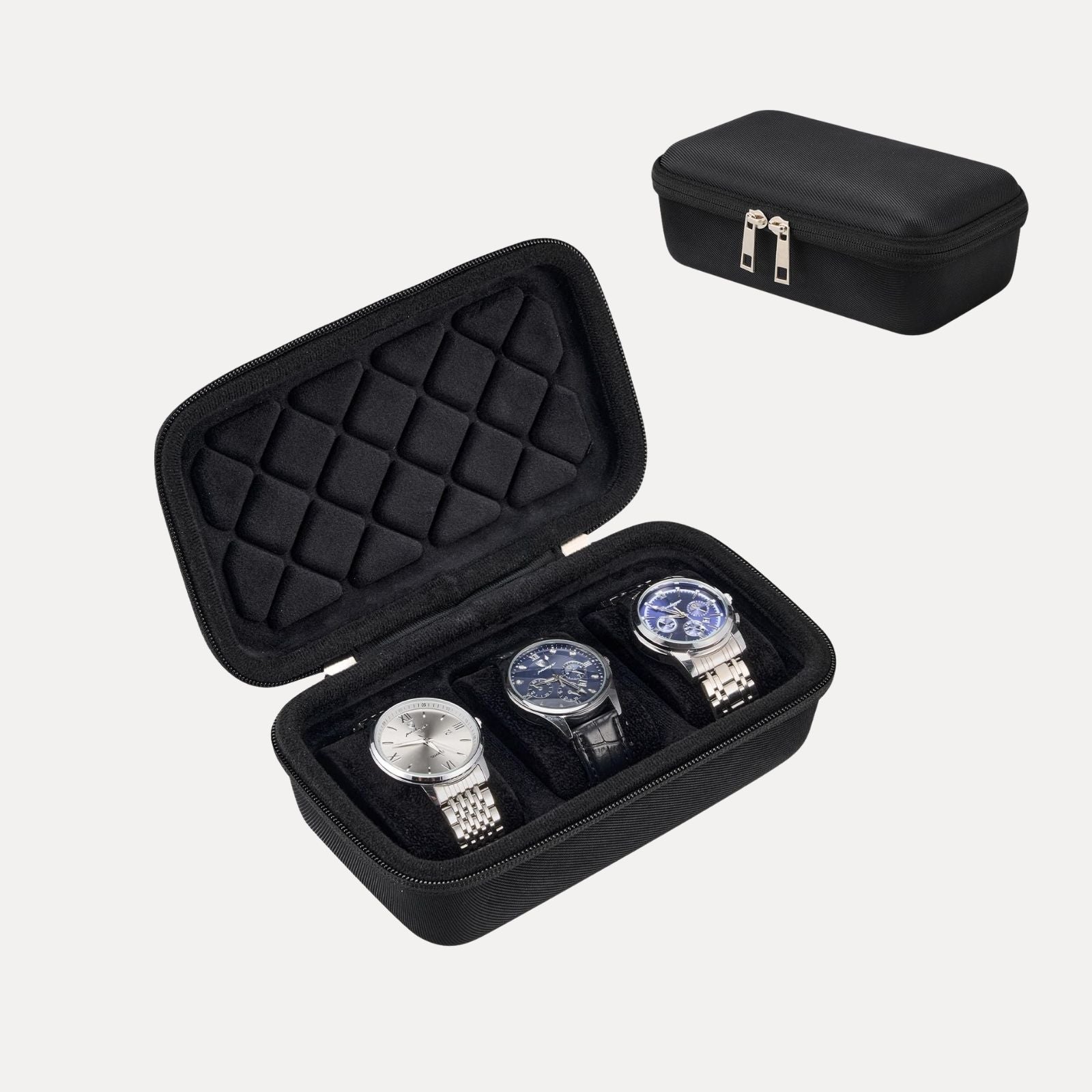 Portable EVA Hard Shell Watch Case for Travel