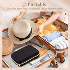 Large Travel Zippered Jewelry Organizer Case