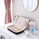 Large Travel Zippered Jewelry Organizer Case
