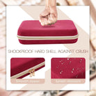 Large Travel Zippered Jewelry Organizer Case