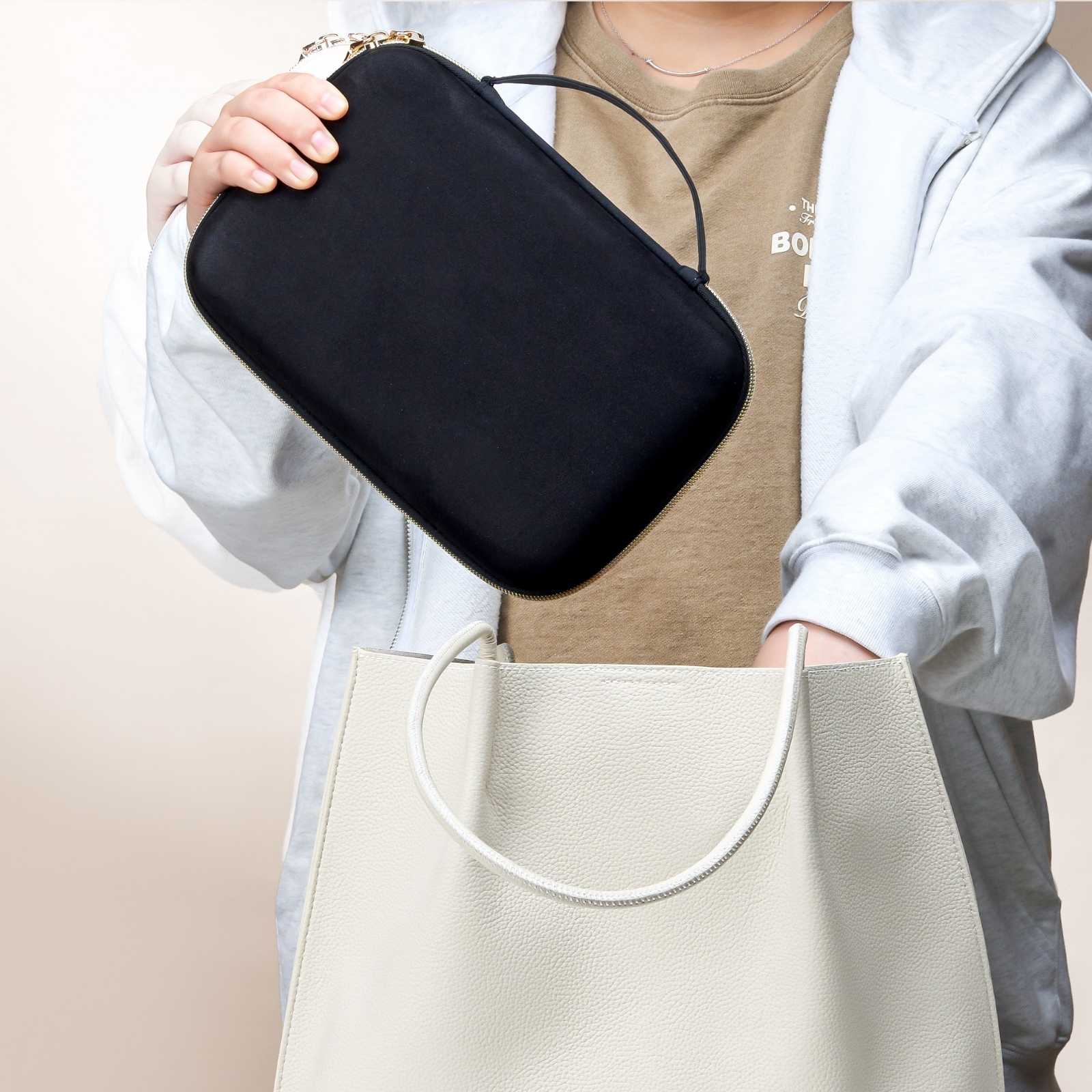Large Travel Zippered Jewelry Organizer Case