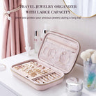 Large Travel Zippered Jewelry Organizer Case