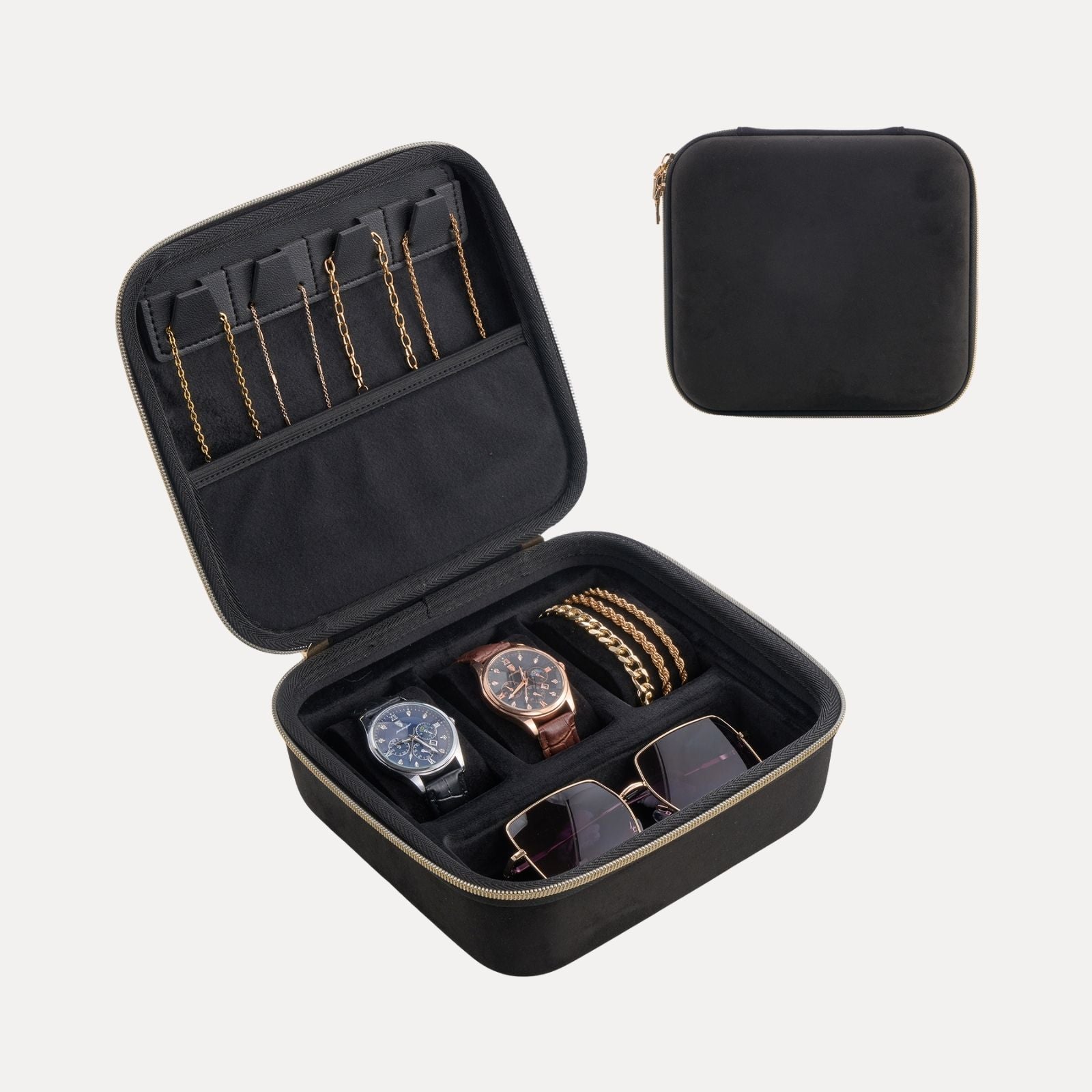 EVA Hard Shell Travel Watch Sunglasses Jewelry Storage Case