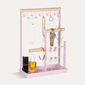 Jewelry Stand with tray Pink