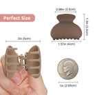 12-Pack Mini Cute Non-Slip Hair Claw Clips