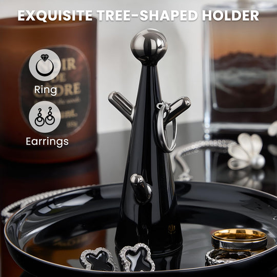 Ceramic Tree-shaped Trinket Tray