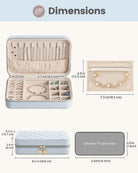 Travel Portable Jewelry Case with Storage Bag