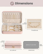 Travel Portable Jewelry Case with Storage Bag