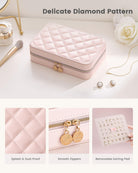 Travel Portable Jewelry Case with Storage Bag