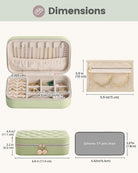 Travel Portable Jewelry Case with Storage Bag