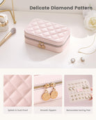 Travel Portable Jewelry Case with Storage Bag