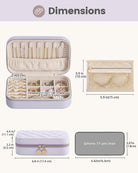 Travel Portable Jewelry Case with Storage Bag