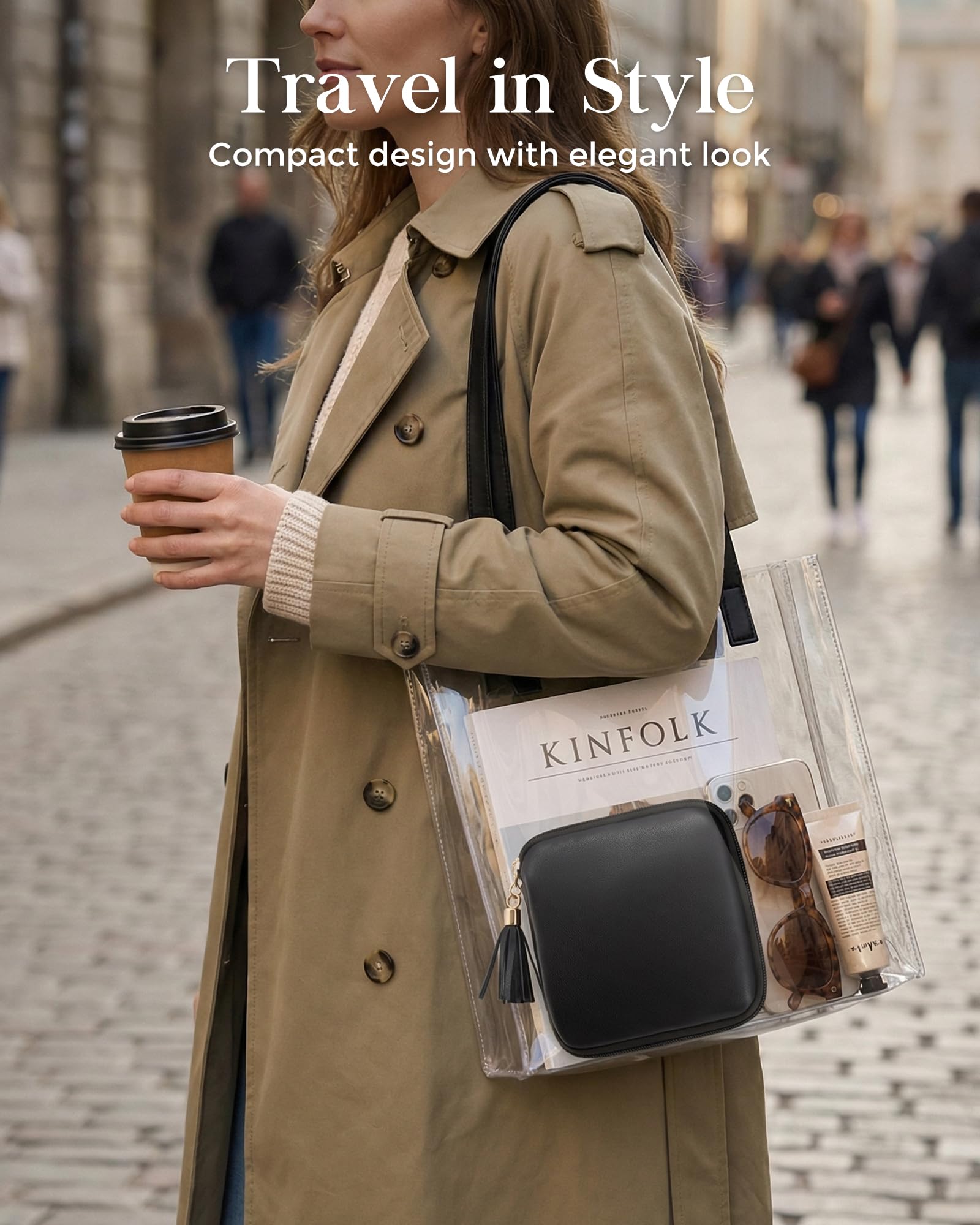 Elegant Travel Jewelry Organizer Pouch with Detachable Compartments