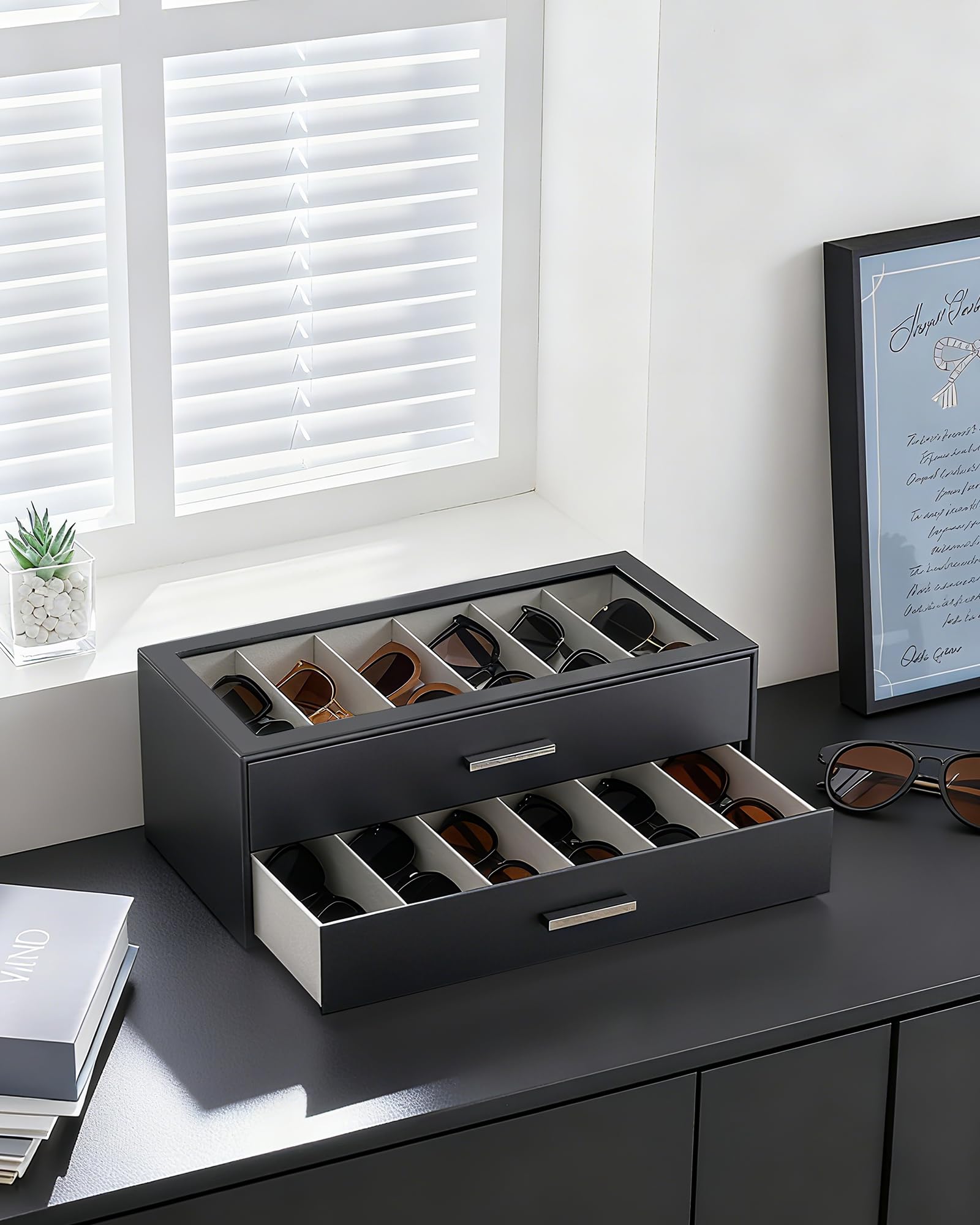 Glasses & Sunglasses Organizer Box