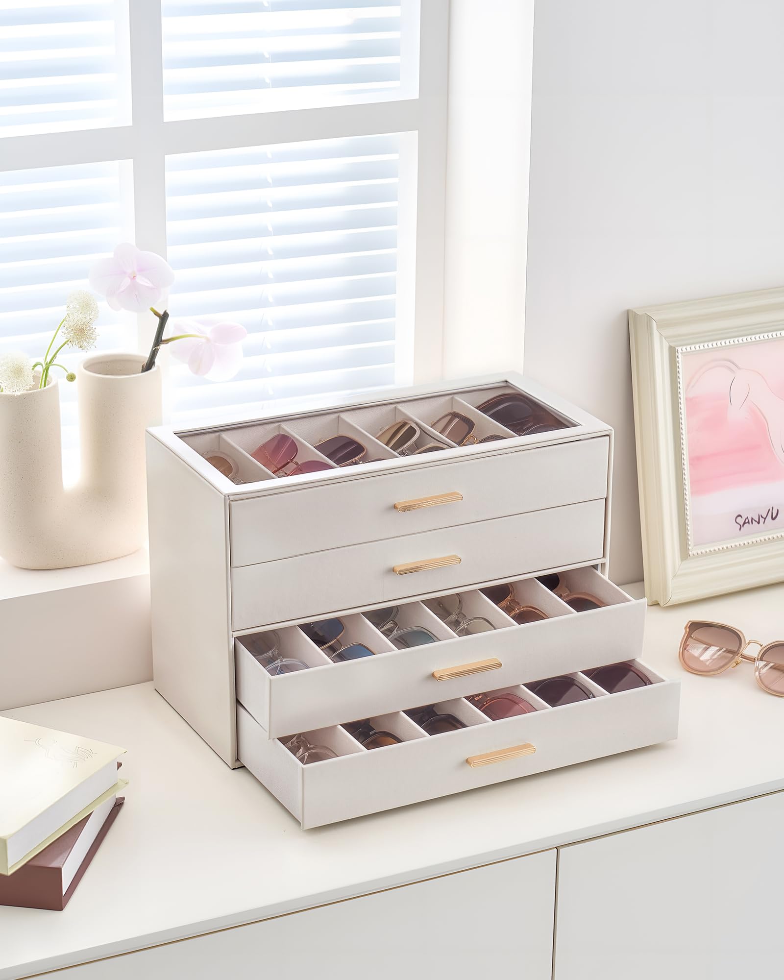 Glasses & Sunglasses Organizer Box