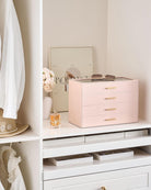 Glasses & Sunglasses Organizer Box with Clear Glass Lid