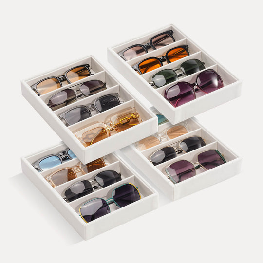 Velvet Sunglasses Organizer Tray