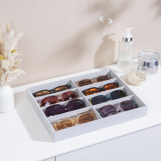 Velvet Sunglasses Organizer Tray